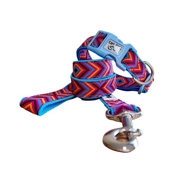 Geo Chevron Dog Lead / Dog Leash - Hand Made by The Bark Side