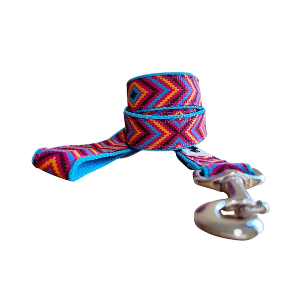 Geo Chevron Dog Lead / Dog Leash - Hand Made by The Bark Side