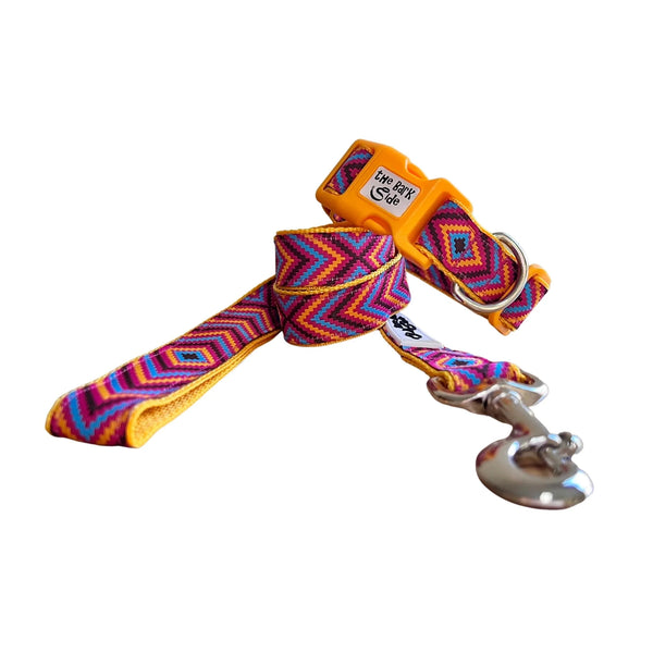 Geo Chevron Dog Lead / Dog Leash - Hand Made by The Bark Side