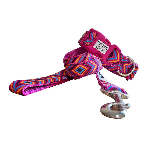 Geo Chevron Dog Lead / Dog Leash - Hand Made by The Bark Side