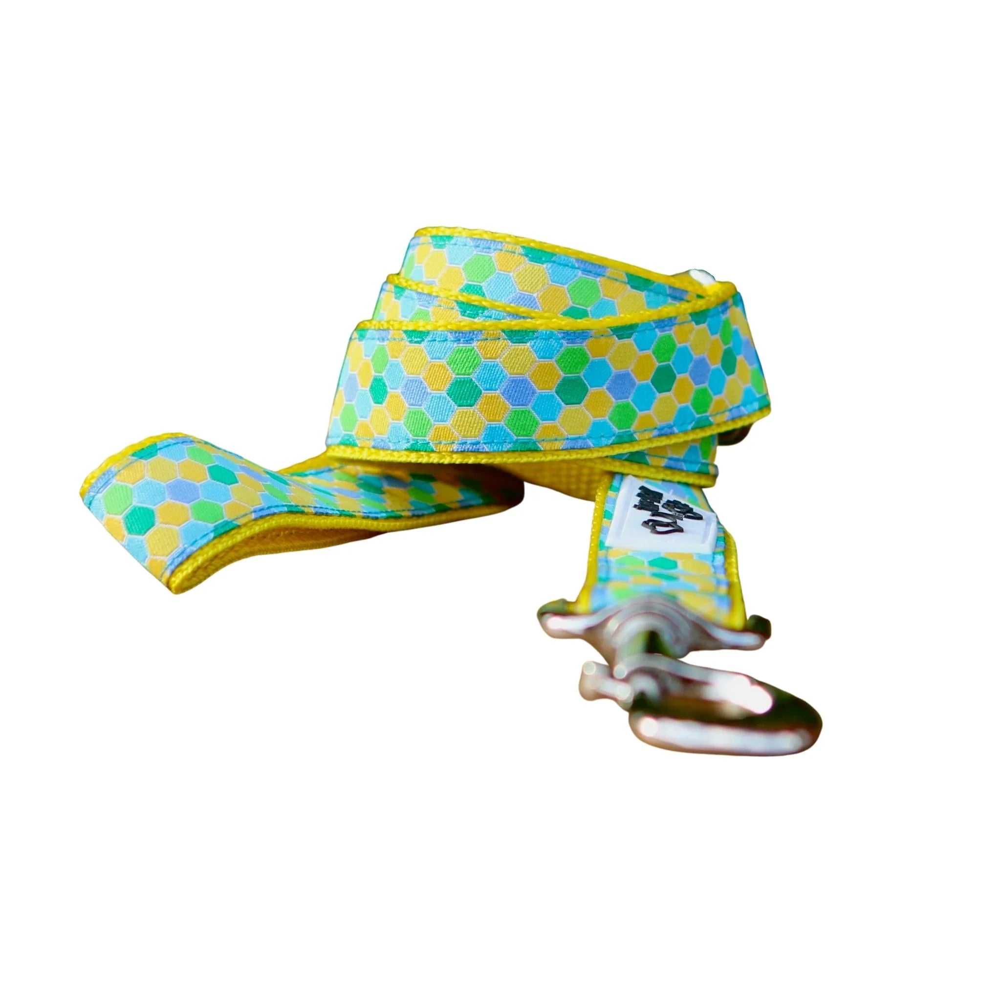 Hexagonal Honeycomb Dog Lead / Leash - Hand Made by The Bark Side