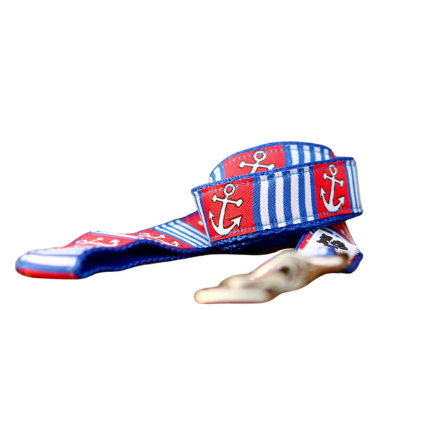 Nautical Dog Lead - Leash - Hand Made by The Bark Side
