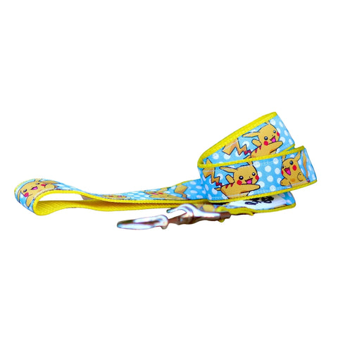 Pikachu Dog Lead / Pokemon / Dog Leash - Hand Made by The Bark Side