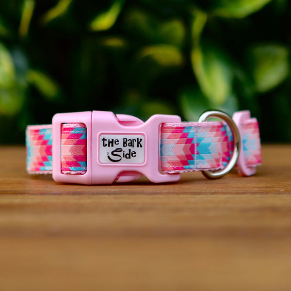 Geometric Arrows Dog Collar - Hand Made by The Bark Side