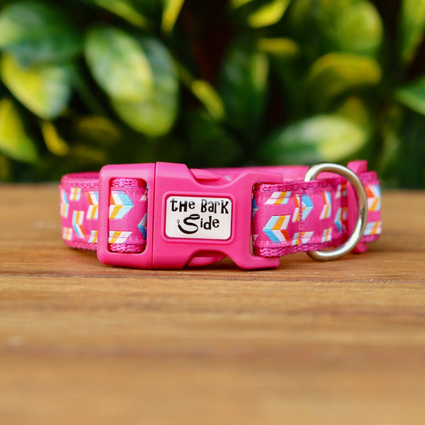 Herringbone Dog Collar - Hand Made by The Bark Side
