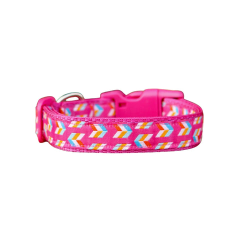 Herringbone Dog Collar - Hand Made by The Bark Side