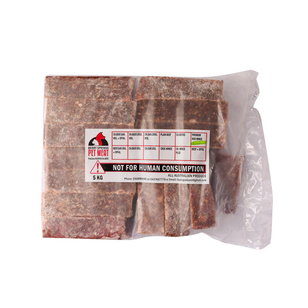 Premium Roo Mince 2kg - Berry Springs Pet Meat
