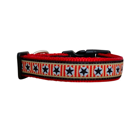 Stars Dog Collar - Hand Made by The Bark Side