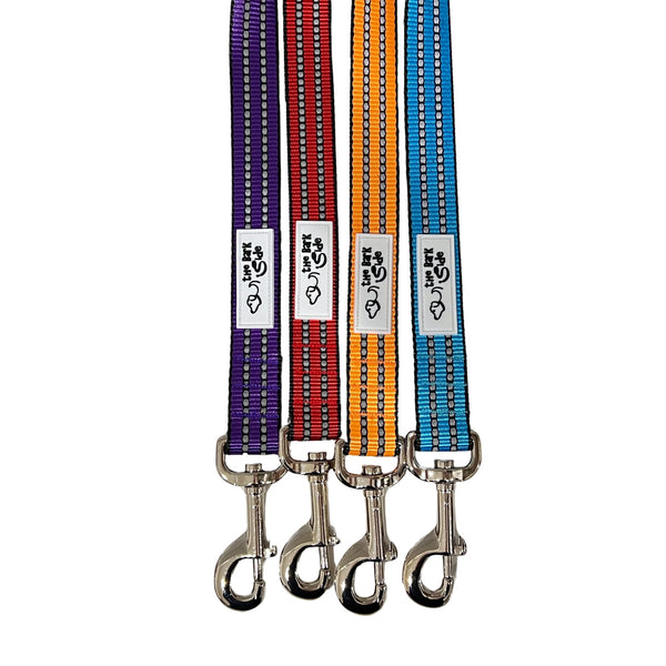 Reflective Dog Lead / Leash - Hand Made by The Bark Side