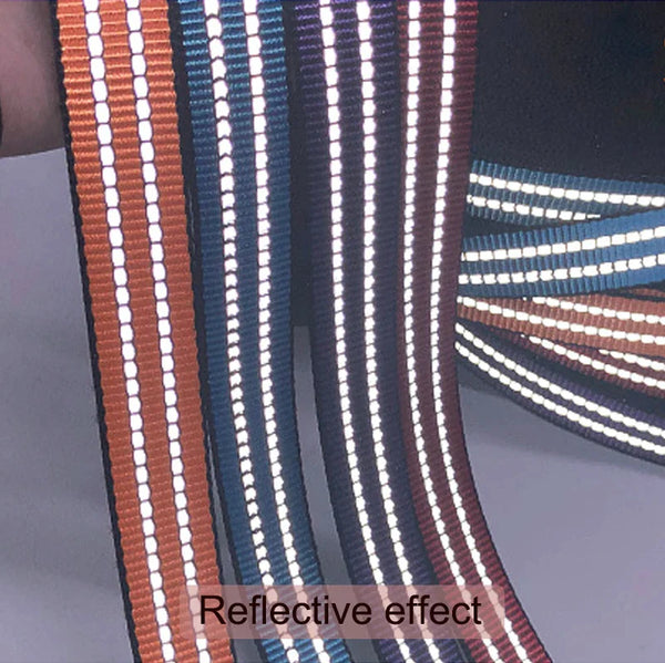 Reflective Dog Lead / Leash - Hand Made by The Bark Side