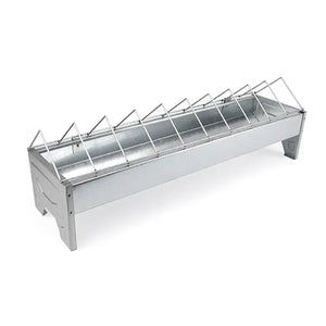 POULTRY GALVANISED FEED TROUGH - BAINBRIDGE