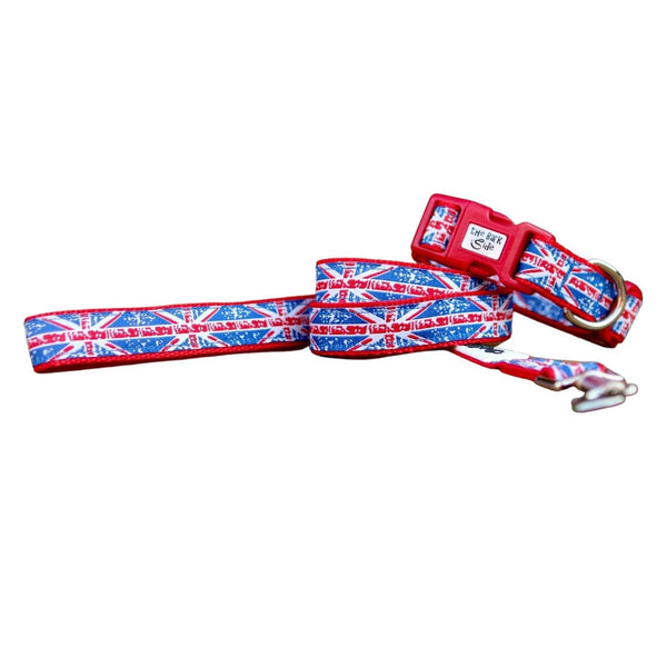 Small Union Jack Dog Lead / Leash - Hand Made by The Bark Side