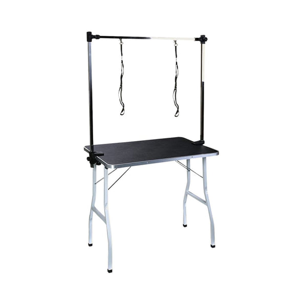 Floofi Pet Grooming Table 90cm Double Pole (Black)