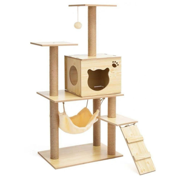 Cat Tree (120cm / 135cm Wood)