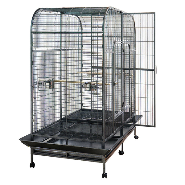 YES4PETS XXXL 185cm Bird Cage Pet Parrot Aviary Perch Castor Wheel Removable Divider