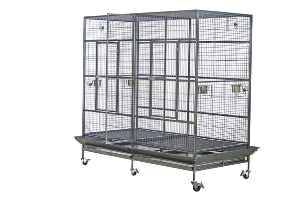 YES4PETS XXXL 195cm Bird Cage Pet Parrot Aviary Perch Castor Wheel