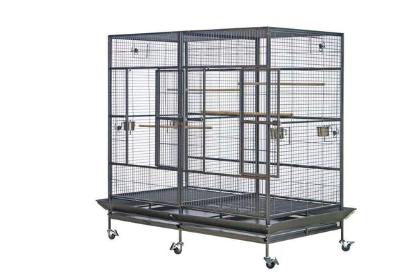 YES4PETS XXXL 195cm Bird Cage Pet Parrot Aviary Perch Castor Wheel