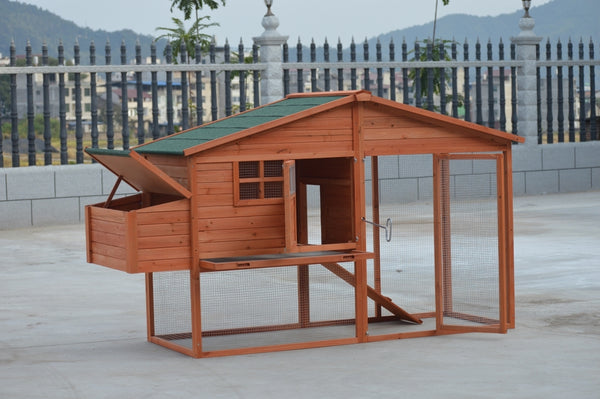 YES4PETS XL Chicken Coop Rabbit Guinea Pig Hutch Ferret Hen House