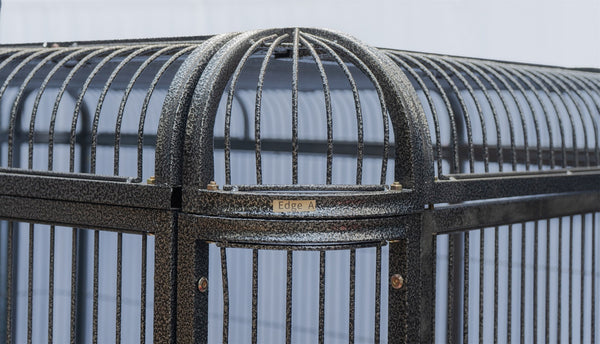 YES4PETS XXXXL Walk-in Bird Cat Dog Chicken Rabbit Cage Pet Parrot Aviary Perch 219x158x203cm With Green Cover