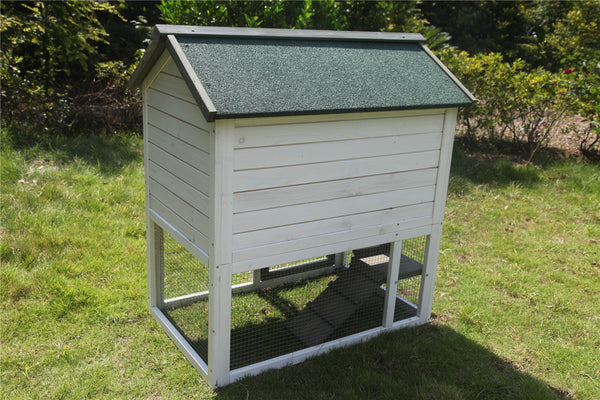YES4PETS XL Double Storey Rabbit Hutch  Guinea Pig Ferret Cage 102x65x98cm