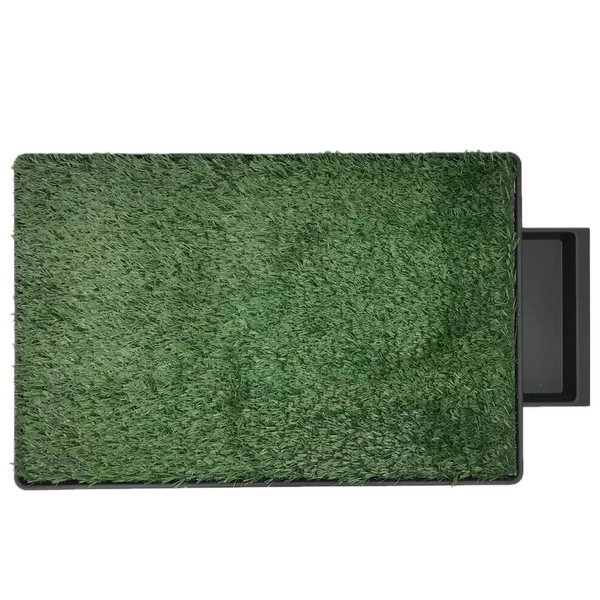 YES4PETS XL Indoor Dog Puppy Toilet Grass Potty Training Mat Loo Pad with 2 grass