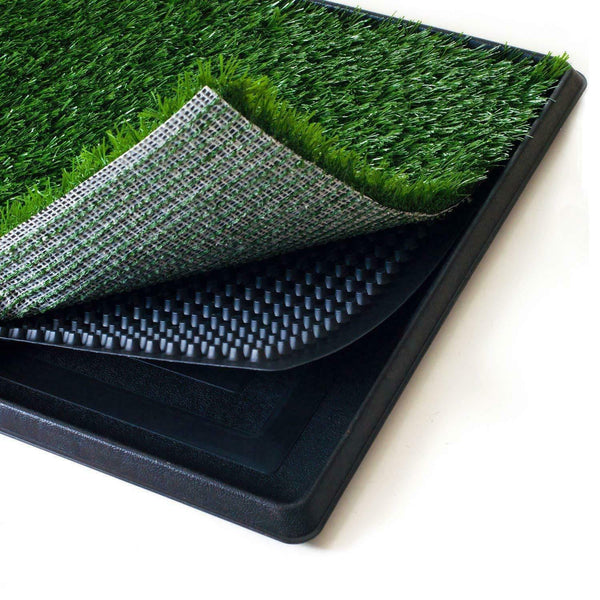 YES4PETS XL Indoor Dog Puppy Toilet Grass Training Mat Loo Pad Potty 76 X 51cm