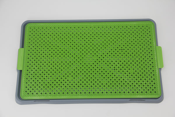 YES4PETS Indoor Dog Puppy Toilet Grass Potty Training Mat Loo Pad With 2 Grass