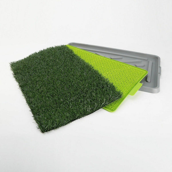 YES4PETS Indoor Dog Puppy Toilet Grass Potty Training Mat Loo Pad 68 X 43cm