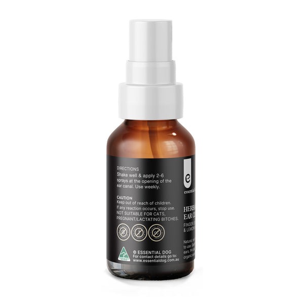 Herbal Plus Dog Ear Cleaner (Witch Hazel, Aloe & Lemon Myrtle)