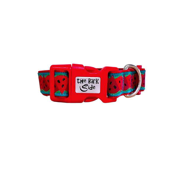 Watermelon Dog Collar - Hand Made by The Bark Side