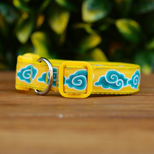 Cloud Dog Collar - Hand Made by The Bark Side