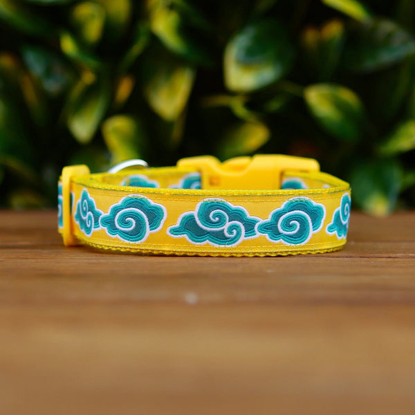 Cloud Dog Collar - Hand Made by The Bark Side