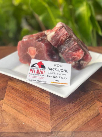3KG ROO BACK BONE - Berry Springs Pet Meat