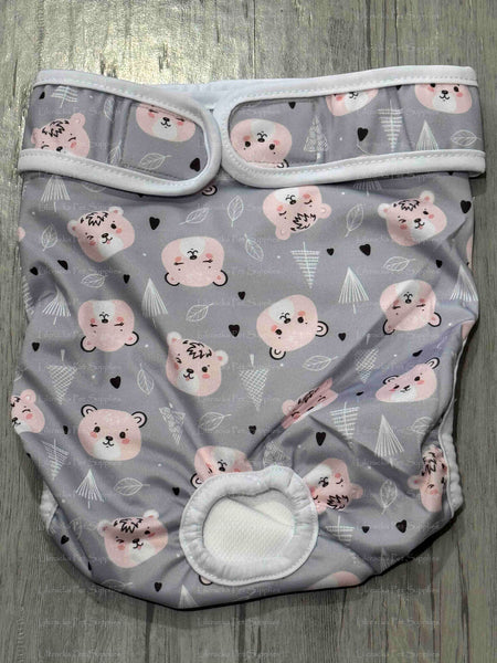 Dog / Cat Female Diaper - Washable adjustable - Lil Cracker