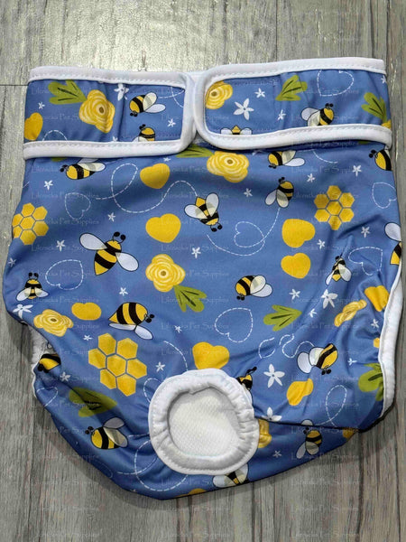 Dog / Cat Female Diaper - Washable adjustable - Lil Cracker