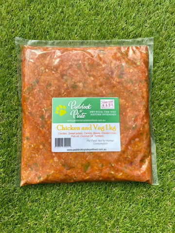 Chicken and Veg Combo 1kg Paddock to Plate