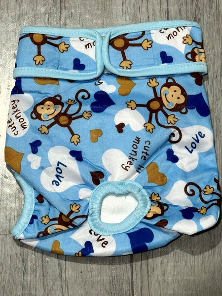 Dog / Cat Female Diaper - Washable adjustable - Lil Cracker