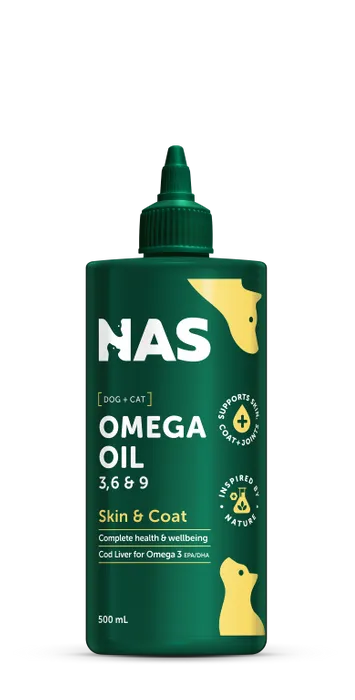 Natural Animal Solutions Omega 3 6 & 9 Oils for Dogs 500ML