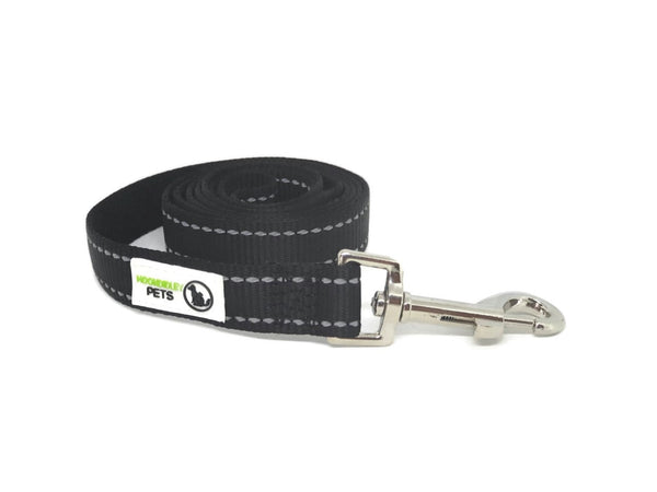 5m Long Nylon w/Reflective Stitching Dog Lead - Moondidley Pets