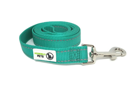 60cm Short Dog Lead Nyon w/Reflective Stitching - Moondidley Pets