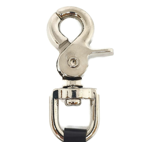Dog Clip - Trigger Snap Hook - Crab Claw Swivel Nickel Plated