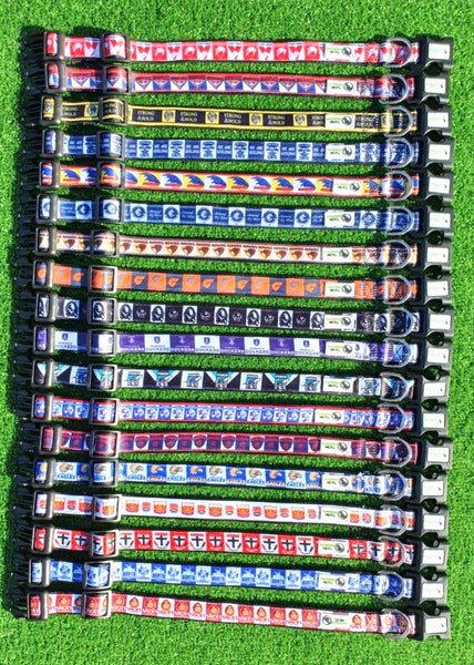 AFL Dog Collars, Footy - Aussie Rules - Moondidley Pets