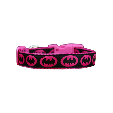 Batgirl Dog Collar - Hand Made by The Bark Side
