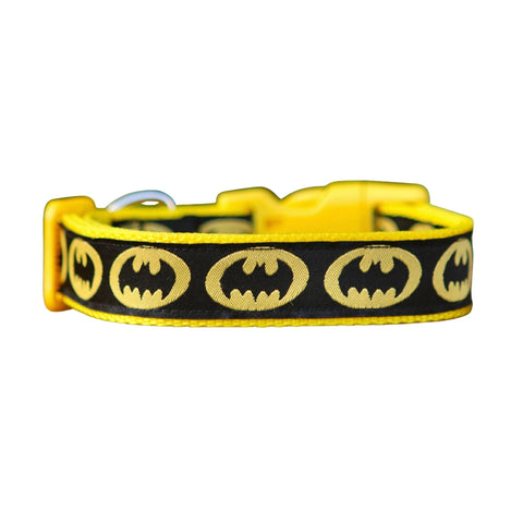Batman Dog Collar - Hand Made by The Bark Side