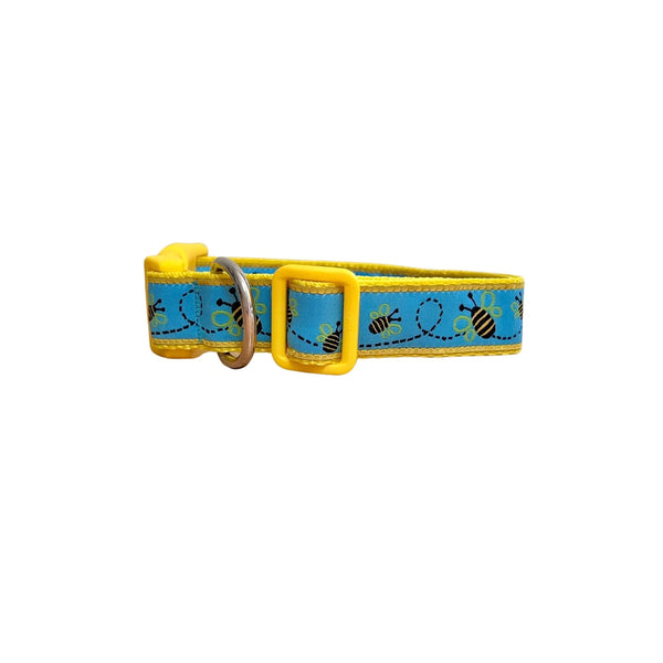 Bumble Bee Dog Collar - Hand Made by The Bark Side