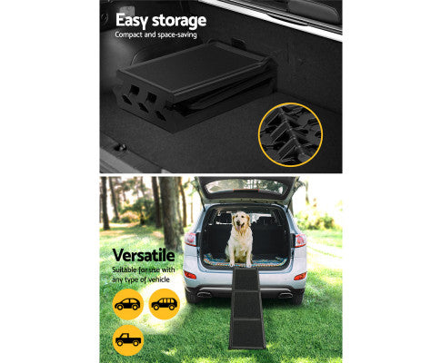 i.Pet Dog Pet Car Ramp Foldable Adjustable Portable