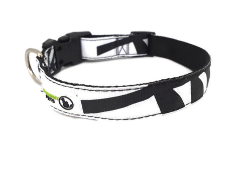 New Zealand/Kiwi - Silver Fern Dog Collars Adjustable - Moondidley Pets