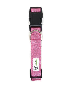 Bling Glitter Overlay Nylon Collar - Breakaway Buckle - Moondidley Pets