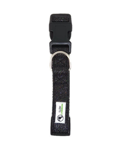 Bling Glitter Overlay Nylon Collar - Breakaway Buckle - Moondidley Pets