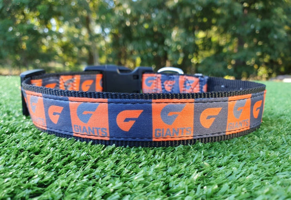 AFL Dog Collars, Footy - Aussie Rules - Moondidley Pets